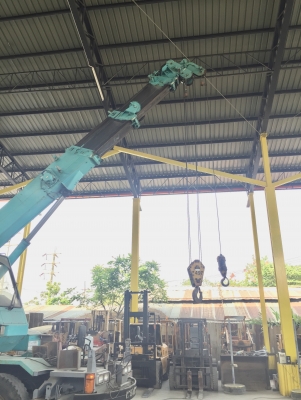 รถเครน Kobelco RK70M ยกของหนักได้สูงสุด7ตัน สภาพพร้อมใช้งาน สนใจติดต่อ0813553478 คุณโย