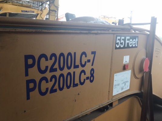 บูมยาว ใส่ขนาด120-200-220 มีทุกยี่ห้อ komatsu kobelco cat hitachi volvo sumitomo ของใหม่มือ1 เกรดเหล็กแท้ สิงค์โปร