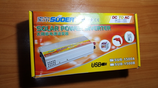 อินเวอรเตอรรุ่น 1500w 12v