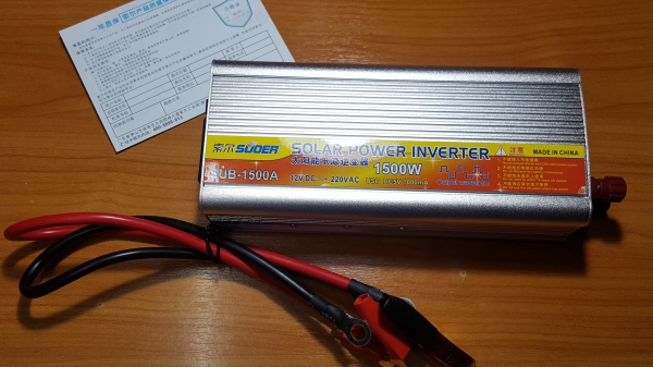 อินเวอรเตอรรุ่น 1500w 12v