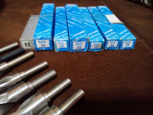 ดอกสว่านHssชุด7ดอกขนาด14,15,16,18,20,22,25