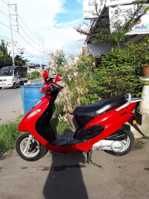 JRD 125 ซีซี. สีแดง รถป๊อป รถสวยสภาพดี พร้อมใช้