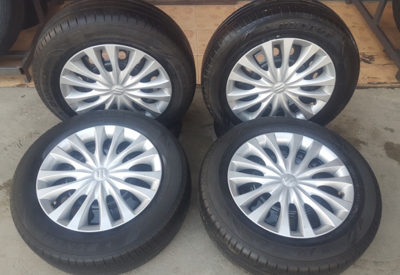 ขายล้อกะทะ Suzuki Swift ขอบ15ยาง185/65/15 ปี16  4 ล้อ