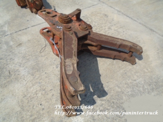 FROM JAPANตัวคีบปากหนีบไม้CLAMP สำหรับรถขุดไซค์40,45,50,55 /สวมบูทสลัก45มิล /สินค้าเก่านอก FROM JAPANตัวคีบปากหนีบไม้CLAMP สำหรับรถขุดไซค์40,45,50,55 /สวมบูทสลัก45มิล /สินค้าเก่านอก