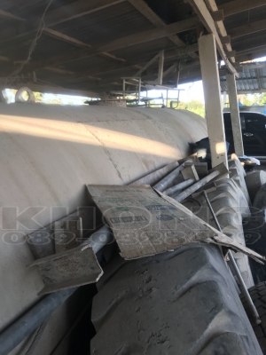 ขายด่วน ถังน้ำมันโซล่า 30000ลิตร พร้อมขาตั้ง ยาว6เมตร สูง1เมตร90 ขาย 45000 บาท