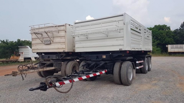 ลูกพ่วงดัมพ์สามมิตรแท้ สามเพลาแท้ ปี 58 ราคาขาย 650,000 บาท ลูกพ่วงดัมพ์สามมิตรแท้ สองเพลาปี 56 ราคาขาย 420,000 บาท