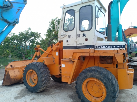 ขายจ้า..รถตัก KOMATSU 507  เก่านอกแท้  มาใหม่สภาพสวย  คล่องมากๆๆ  ลองระบบกันได้ทุกวัน  โทร 089-3818694  จ๊อย