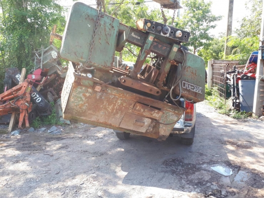tractor-backhoe จัดส่ง เครื่องตัดเหล็ก เก่าญี่ปุ่น แบบใบเลื่อย สายพาน ให้ลูกค้าจากรังสิตครับ ขอบคุณมากครับ