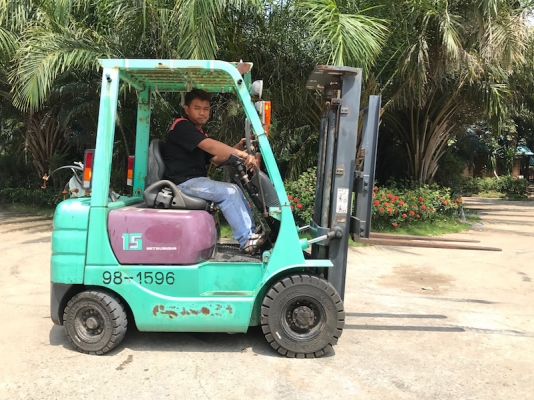 ขายFORKLIFT MITSUBISHI FG15(1.5ตัน) สวยเดิมจากญี่ปุ่น ยังไม่เคยใช้ในไทย 115,000เท่านั้น!!