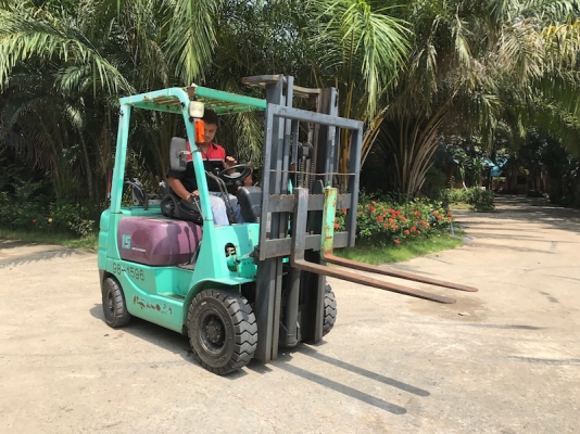 ขายFORKLIFT MITSUBISHI FG15(1.5ตัน) สวยเดิมจากญี่ปุ่น ยังไม่เคยใช้ในไทย 115,000เท่านั้น!!