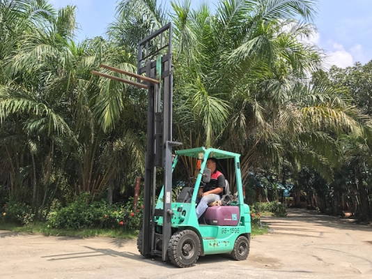 ขายFORKLIFT MITSUBISHI FG15(1.5ตัน) สวยเดิมจากญี่ปุ่น ยังไม่เคยใช้ในไทย 115,000เท่านั้น!!