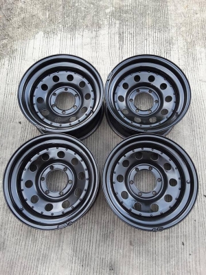 กะทะ Rock ลายหยดนำ้ 6รู139 ขอบ 16*8 et-15 สวยๆ 1ชุด