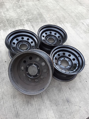 กะทะ Rock ลายหยดนำ้ 6รู139 ขอบ 16*8 et-15 สวยๆ 1ชุด