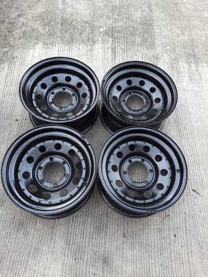 กะทะ Rock ลายหยดนำ้ 6รู139 ขอบ 16*8 et-15 สวยๆ 1ชุด