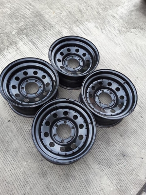 กะทะ Rock ลายหยดนำ้ 6รู139 ขอบ 16*8 et-15 สวยๆ 1ชุด