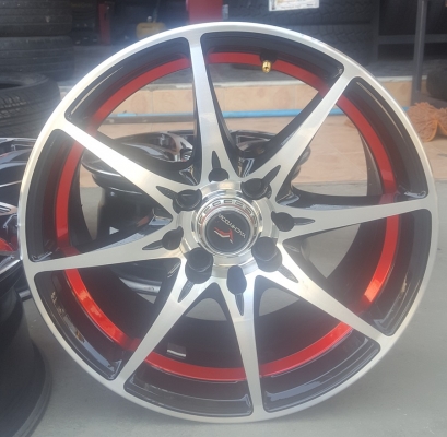 ล้อมือ2 Yachiyoda ขอบ15 4รู100-114 พร้อมยางใหม่ปี18  4 ล้อ ล้อสภาพเหมือนใหม่ Yachiyoda ขอบ15 4รู100-114 กว้าง6.5 ET38 พร้อมยางใหม่ 195/55/15 ปี 18 GOODRIDE ยางไทย แถมน็อตสี ****ล้อปล่าว 4/ล้อ 6,800 บาท*** ราคาพร้อม เปลี่ยน ถ่วง  (รับเทิร์นราคาร้าน) (ส่งต่