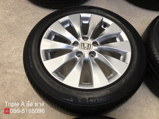 ล้อแม็ก Honda Accord G9 ขอบ 17 พร้อมยาง Michelin 225-50-17 ปี 14 แม็กสวย สภาพดี