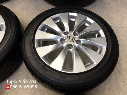 ล้อแม็ก Honda Accord G9 ขอบ 17 พร้อมยาง Michelin 225-50-17 ปี 14 แม็กสวย สภาพดี