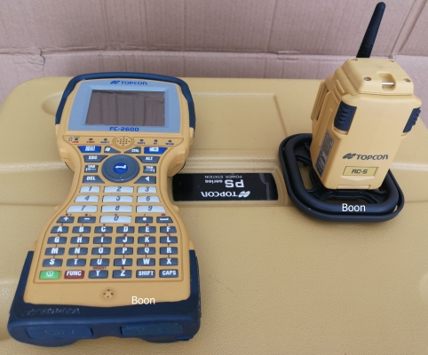 สินค้ามือสอง ขายกล้องสำรวจ  Robotic Total Station TOPCON PS103A สภาพสวย  นอลปรีซึ่ม1000เมตร เลเซอร์นำเป้า Accuracy3&rdquo; ความละเอียดหน้าจออ่าน 1&rdquo; TOPCON RC-5 + TOPCON FC2600 Made in Japan พร้อม calibrated  อุปกรณ์ตามรูป