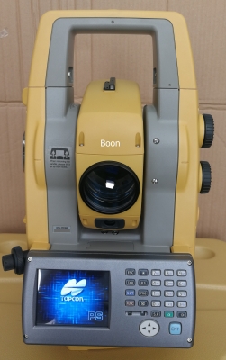 สินค้ามือสอง ขายกล้องสำรวจ  Robotic Total Station TOPCON PS103A สภาพสวย  นอลปรีซึ่ม1000เมตร เลเซอร์นำเป้า Accuracy3&rdquo; ความละเอียดหน้าจออ่าน 1&rdquo; TOPCON RC-5 + TOPCON FC2600 Made in Japan พร้อม calibrated  อุปกรณ์ตามรูป