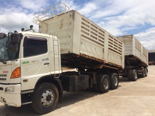 ขาย 344  แรงม้า ดั๊มสามมิตร ปี 55  สภาพสวยพร้อมใช้งาน ยางดีทุกเส้น