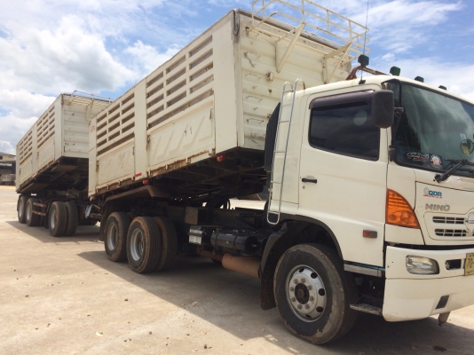 ขาย 344  แรงม้า ดั๊มสามมิตร ปี 55  สภาพสวยพร้อมใช้งาน ยางดีทุกเส้น