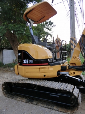 ยี่ห้อรถขุด CAT 303CR ขนาดPC-30 <มีVDOชม>รถเก่านอกแท้แขนยาวพิเศษมีลายแย๊ก☎️ติดต่อ 085-5632278 <ราคาต่อรองได้>