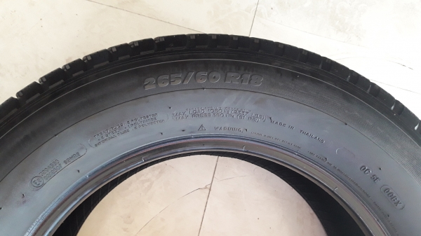 ยาง265/60/18 ปี16 MICHELIN LATITUDETOUR HP 4 เส้น