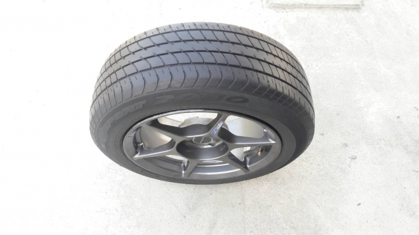 ล้อP1 ขอบ15 4รู100 แถมยาง185/60/15  4 ล้อ