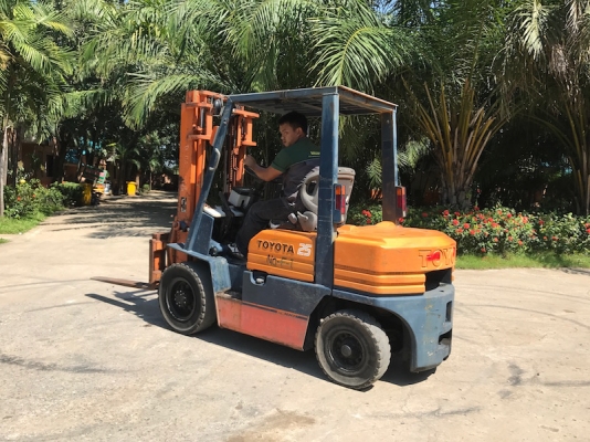 ขายFORKLIFT TOTOTA รุ่น5FG25(2.5ตัน)(งาหมุนแท้) สวยเดิมจากญี่ปุ่น ยังไม่เคยใช้ในไทย 145,000เท่านั้น!!