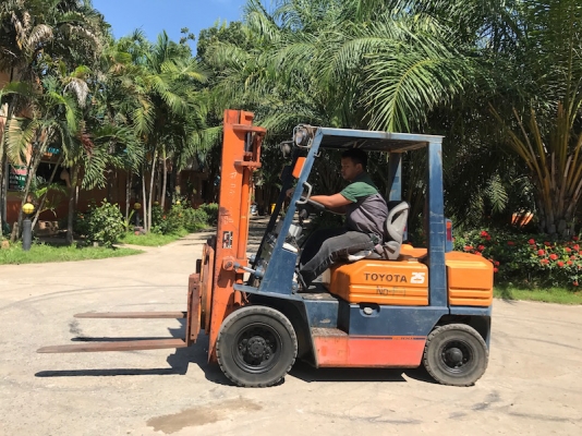 ขายFORKLIFT TOTOTA รุ่น5FG25(2.5ตัน)(งาหมุนแท้) สวยเดิมจากญี่ปุ่น ยังไม่เคยใช้ในไทย 145,000เท่านั้น!!