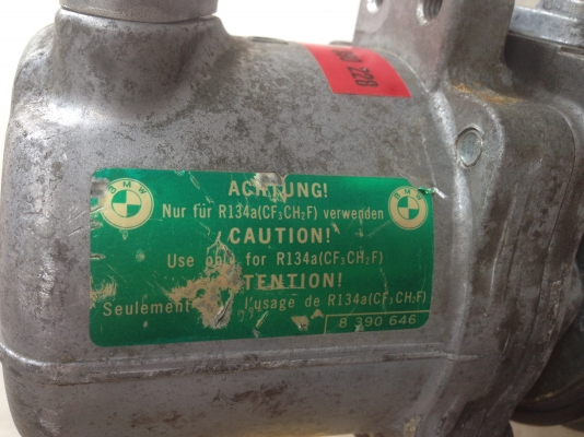 คอมแอร์BMW e36 แท้ถอดจากเครื่อง  ผ้าเบรครถก็มีตำหน่าย