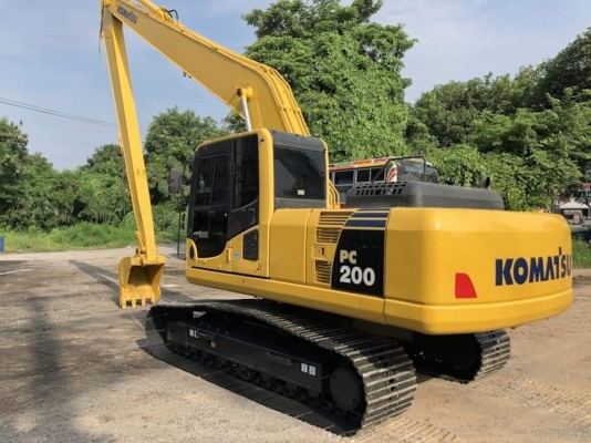 ขายรถแบคโฮมือสอง KOMATSU PC200-8 บูมยาว 16 เมตร ใช้งาน 9 พันชั่วโมง สภาพนางฟ้า ขายรถแบคโฮมือสอง KOMATSU PC200-8 บูมยาว 16 เมตร ใช้งาน 9 พันชั่วโมง สภาพนางฟ้า