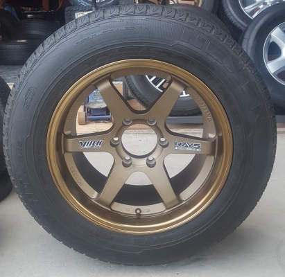 ขายล้อใหม่ TE37 ขอบ18 พร้อมยาง\% ปี17  4 ล้อ