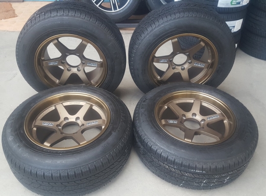 ขายล้อใหม่ TE37 ขอบ18 พร้อมยาง\% ปี17  4 ล้อ