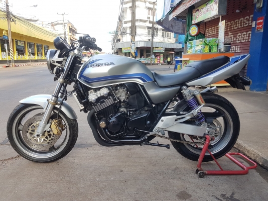 ขายแลกเทิร์น HONDA CB400 TECH1 ปี2000 สีสวย ท่อแต่ง กันล้ม ยางเต็ม อินวอยส์ สรรพสามิตร ราคา 67500 บา ขายแลกเทิร์น HONDA CB400 TECH1 ปี2000 สีสวย ท่อแต่ง กันล้ม ยางเต็ม อินวอยส์ สรรพสามิตร ราคา 67500 บา