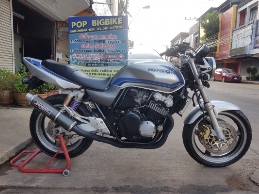 ขายแลกเทิร์น HONDA CB400 TECH1 ปี2000 สีสวย ท่อแต่ง กันล้ม ยางเต็ม อินวอยส์ สรรพสามิตร ราคา 67500 บา