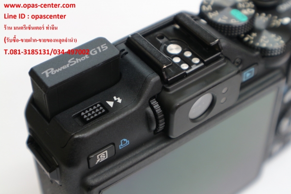 กล้องCanon Powershot G15 12 ล้าน มีที่ชาร์ท เมม8GB สภาพใหม่