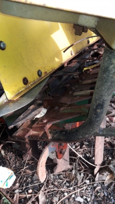 หัวเกี่ยววางราย  ติดรถไถเดินตาม