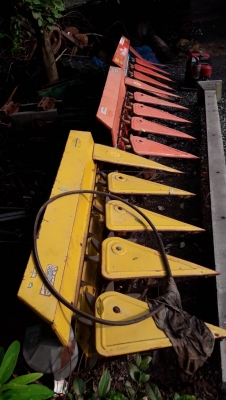 หัวเกี่ยววางราย  ติดรถไถเดินตาม