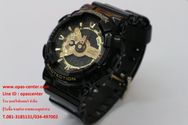 นาฬิกา CASIO G-shock รุ่น GA-110GB-1ADR ดำทอง ของแท้ สภาพดี ส่งฟรี นาฬิกา CASIO G-shock รุ่น GA-110GB-1ADR ดำทอง ของแท้ สภาพดี ส่งฟรี