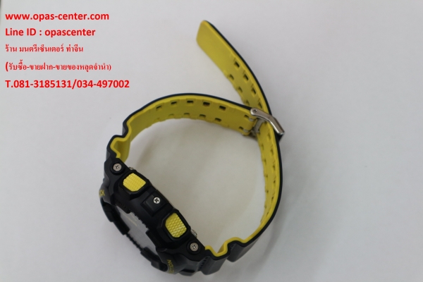 นาฬิกา CASIO G-shock รุ่น GA-110LN ดำเหลือง ของแท้ สภาพดี ส่งฟรี