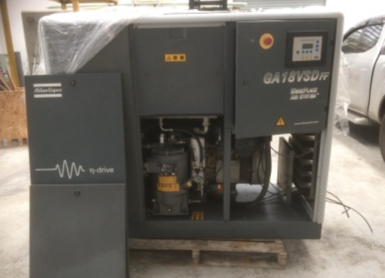 ปั้มลม ATLAS COPCO 25 HP อินเวอร์เตอร์ มี AIR DRYER ในตัว ปั้มลม ATLAS COPCO 25 HP อินเวอร์เตอร์ มี AIR DRYER ในตัว