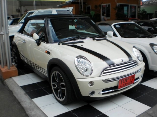 MINI COOPER 1.6 convertible ปี 2012 เกียร์ออโต้ สีขาวครีมเดิม ตัวtopสุด MINI COOPER 1.6 convertible ปี 2012 เกียร์ออโต้ สีขาวครีมเดิม ตัวtopสุด