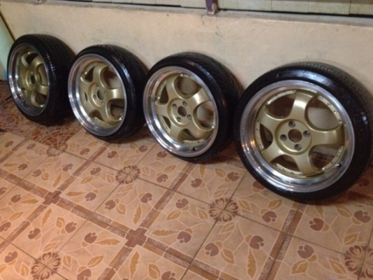 ขายแม็กซ์มือ2ขอบ17 W-Work S1 4 รู100+ยางดึงมากปี11 12500 ถูก