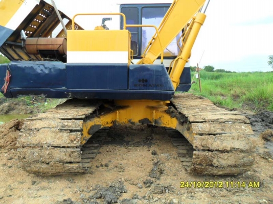 รายละเอียด Komatsu PC120-3 เก็บแล้ว,สภาพทั่วไป,ทำงานอยู่หน้างาน