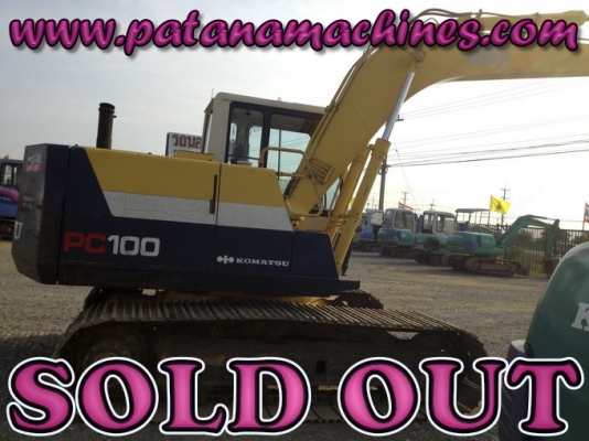 รถขุด PC100-5 เบาะ sport พร้อมแอร์ โทร.0927826142,034886118 www.patanamachine.com