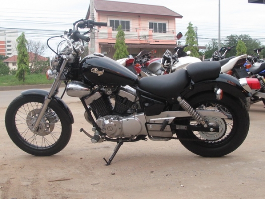 บรีส ไบค์ ช็อป// ขาย yamaha virago 250 ประกอบใหม่ เก็บงานปัดชุบ