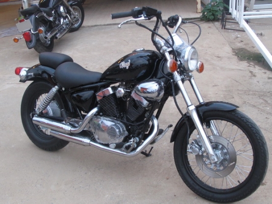บรีส ไบค์ ช็อป// ขาย yamaha virago 250 ประกอบใหม่ เก็บงานปัดชุบ