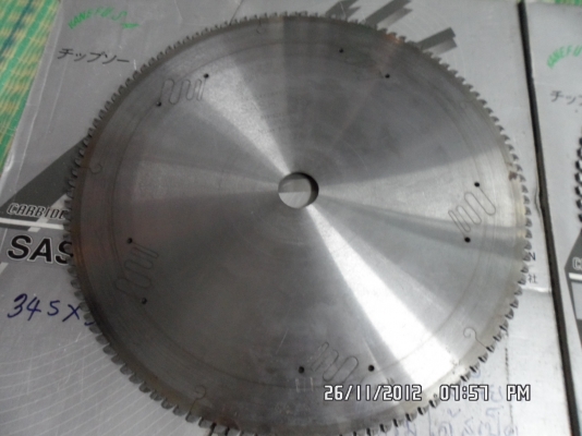 ขายใบเลื่อยตัดไม้ มิเนียม สองใบ 1000